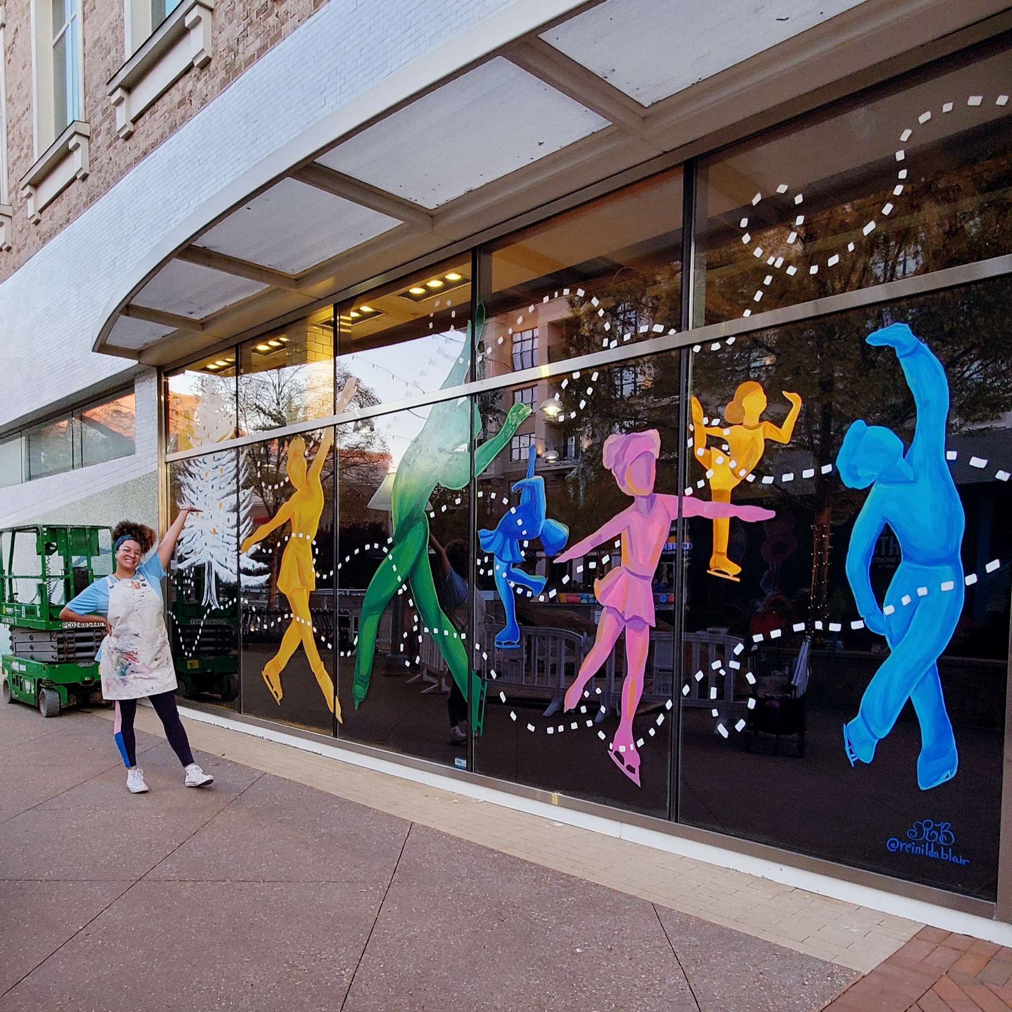 Mural work by Reinilda Blair, sample 1