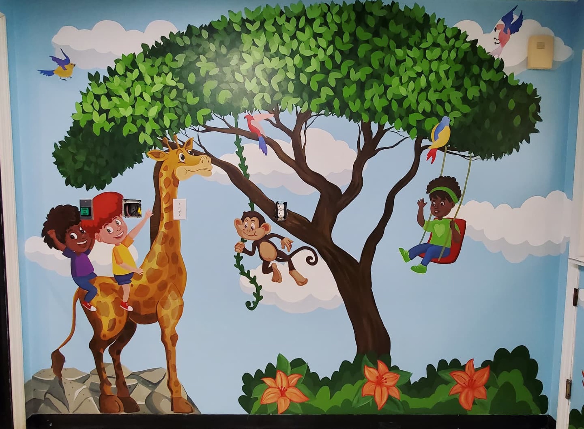 Mural work by Reinilda Blair, sample 8